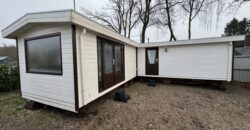 L-Chalet 44m2 Dubbelglas 2 Slaapkamers