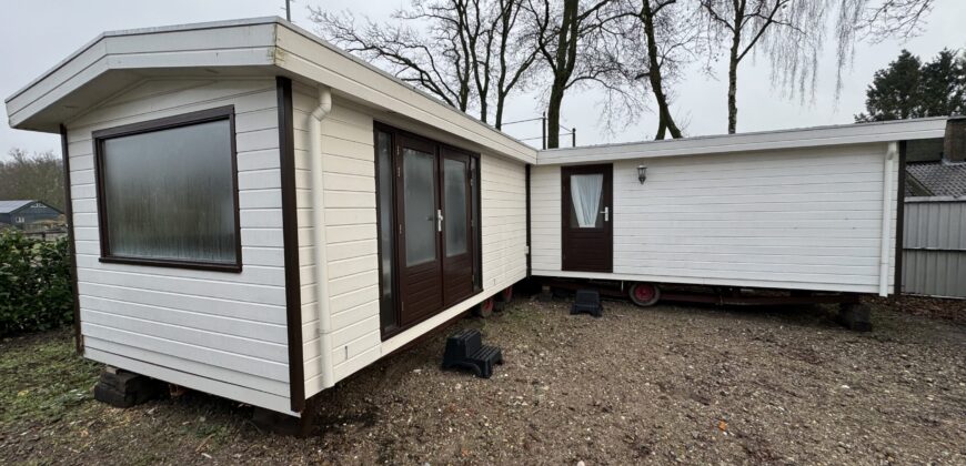 L-Chalet 44m2 Dubbelglas 2 Slaapkamers