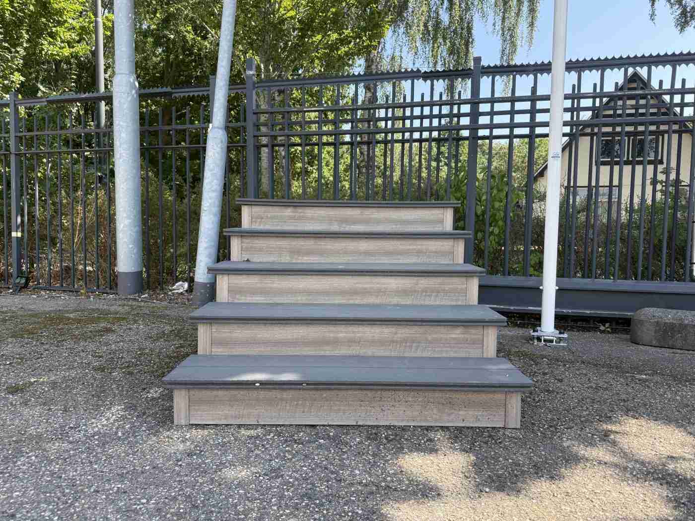 Kunststof opstap Chalet / Stacaravan foto 3