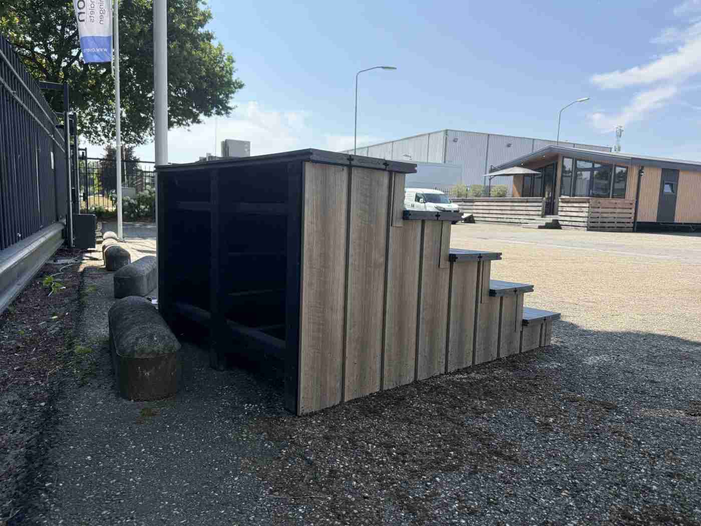 Kunststof opstap Chalet / Stacaravan